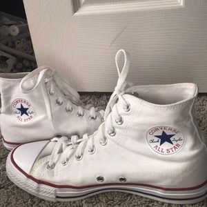 white high top converse